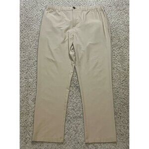 Chubbies Men's Khaki Tan Everywear Performance Pants Size XLarge XL EUC